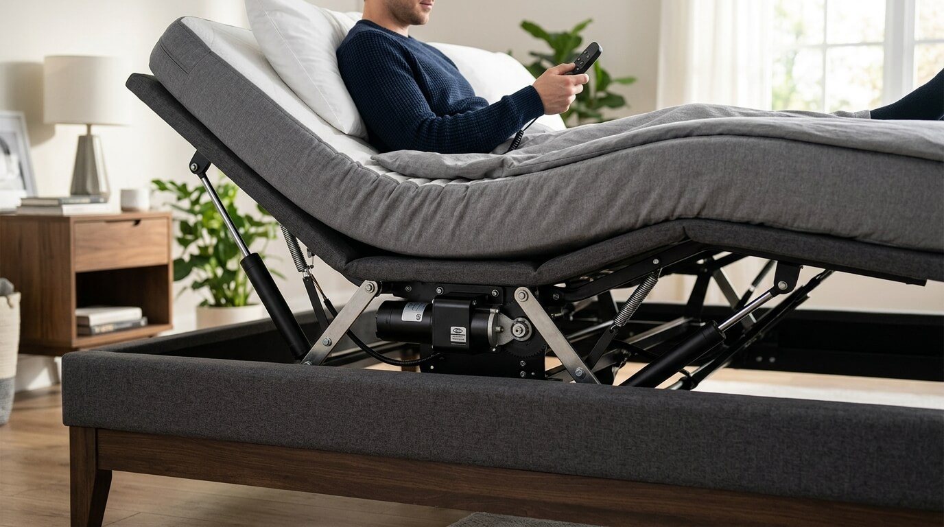 motor en cama articulada